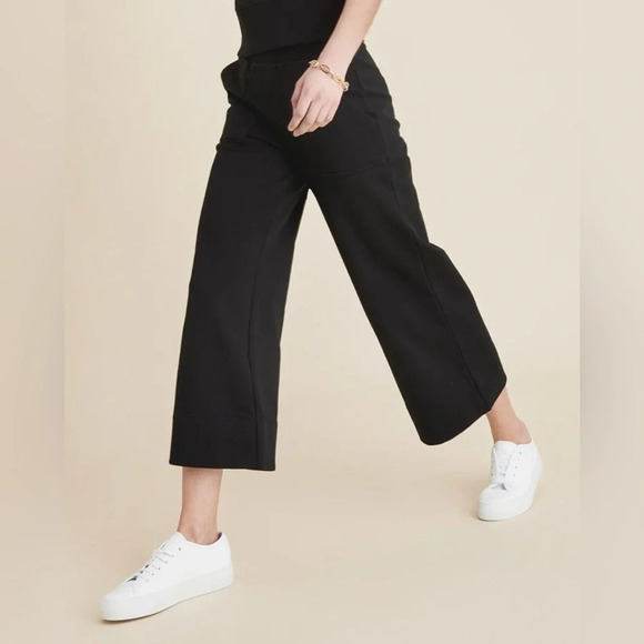 Sold Out NYC Women’s Black The Culotte Sweatpant Size M - Picture 1 of 7